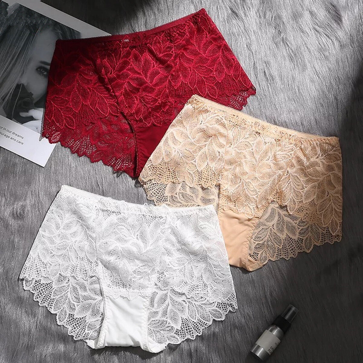Ladies High Waist Boxer Briefs (Pack of 4), NikkiandNaomi