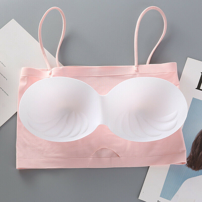 Seamless Padded Crop Top Bra (Pack of 2), NikkiandNaomi