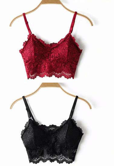 Luxury Lace Padded Bralette (Pack of 2), NikkiandNaomi