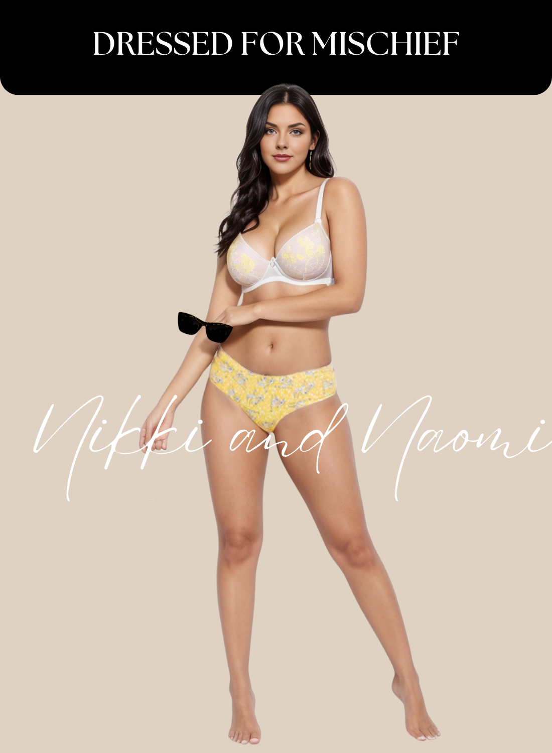 Women wearing cool hipster panties in assorted colors