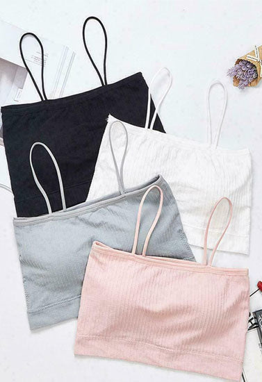 Total Comfort Padded Cami Bras (Pack of 3), NikkiandNaomi