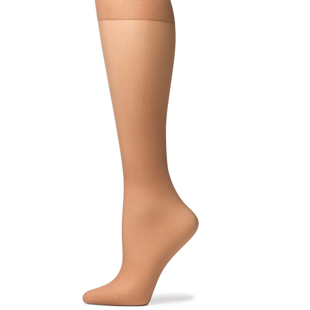 3 Pairs Knee high Smooth Stocking,,NikkiandNaomi