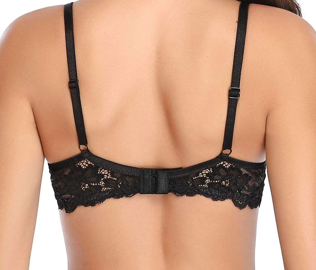 36DDD Lace Underwired Push Up Bra,,NikkiandNaomi