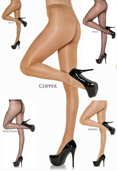 4 pairs Gloss Sheer to Waist Tights Pantyhose,,NikkiandNaomi