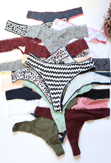 Sexy thong Panties Variety Pack(Pack of 7), NikkiandNaomi