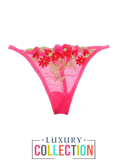 All Visible pink Transparent G-String thong,,NikkiandNaomi