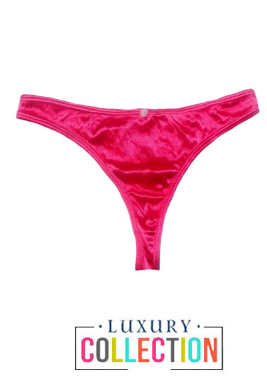 All Time Favourite Luxurious Silky Pink Women Thong Panty Underwear,,NikkiandNaomi