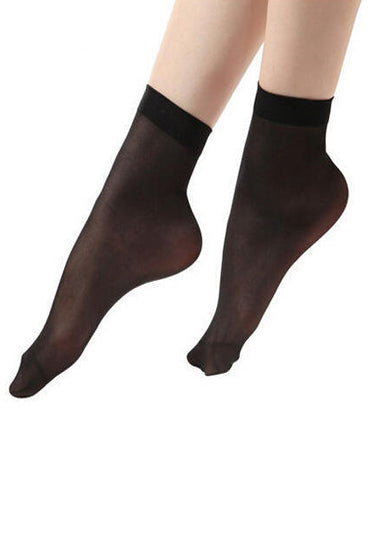 Women&#39;s Ankle High Thin Transparent Fashion Socks, NikkiandNaomi