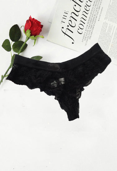 BODY Black Ruched Booty Cheeky Lace Hipster, NikkiandNaomi