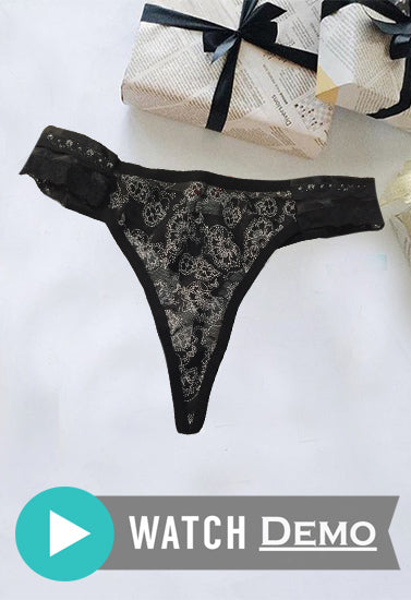 Basic Low Rise Lace Thong, NikkiandNaomi