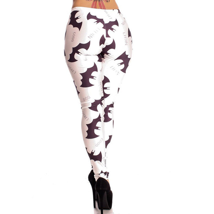 Bats Flock Print Party Pantyhose, NikkiandNaomi