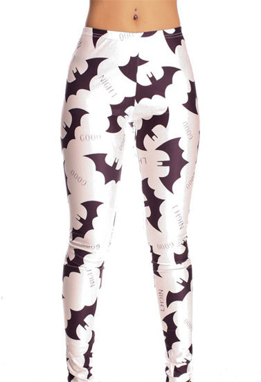 Bats Flock Print Party Pantyhose, NikkiandNaomi