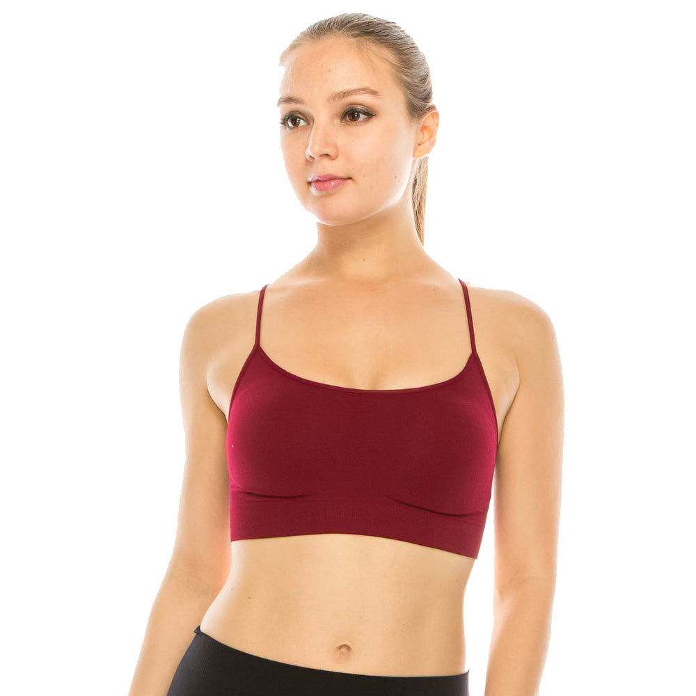 Luxurious Lightweight Criss Cross Sports Bra (Pack of 2)