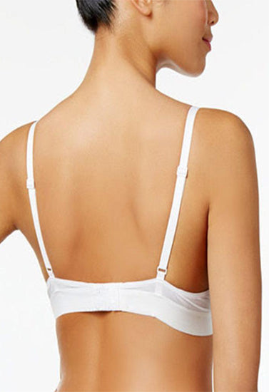 Comfy Padded &amp; Underwired White Bra, NikkiandNaomi