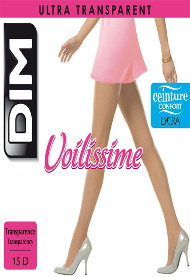 Voilissime 15 denier women beige pantyhose Pack of 2