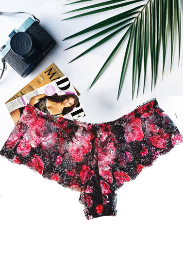 Forever Shadowed Affair Lacy Boyshorts, NikkiandNaomi