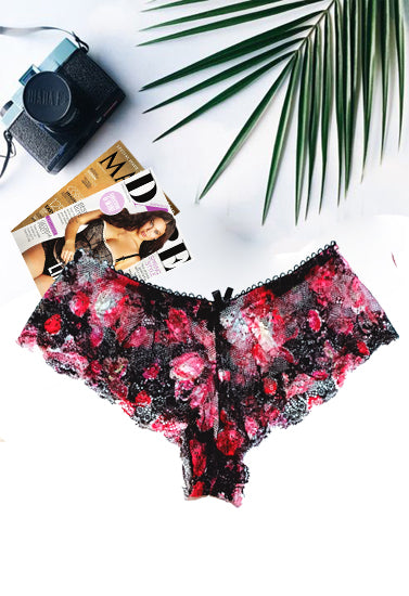 Forever Shadowed Affair Lacy Boyshorts, NikkiandNaomi