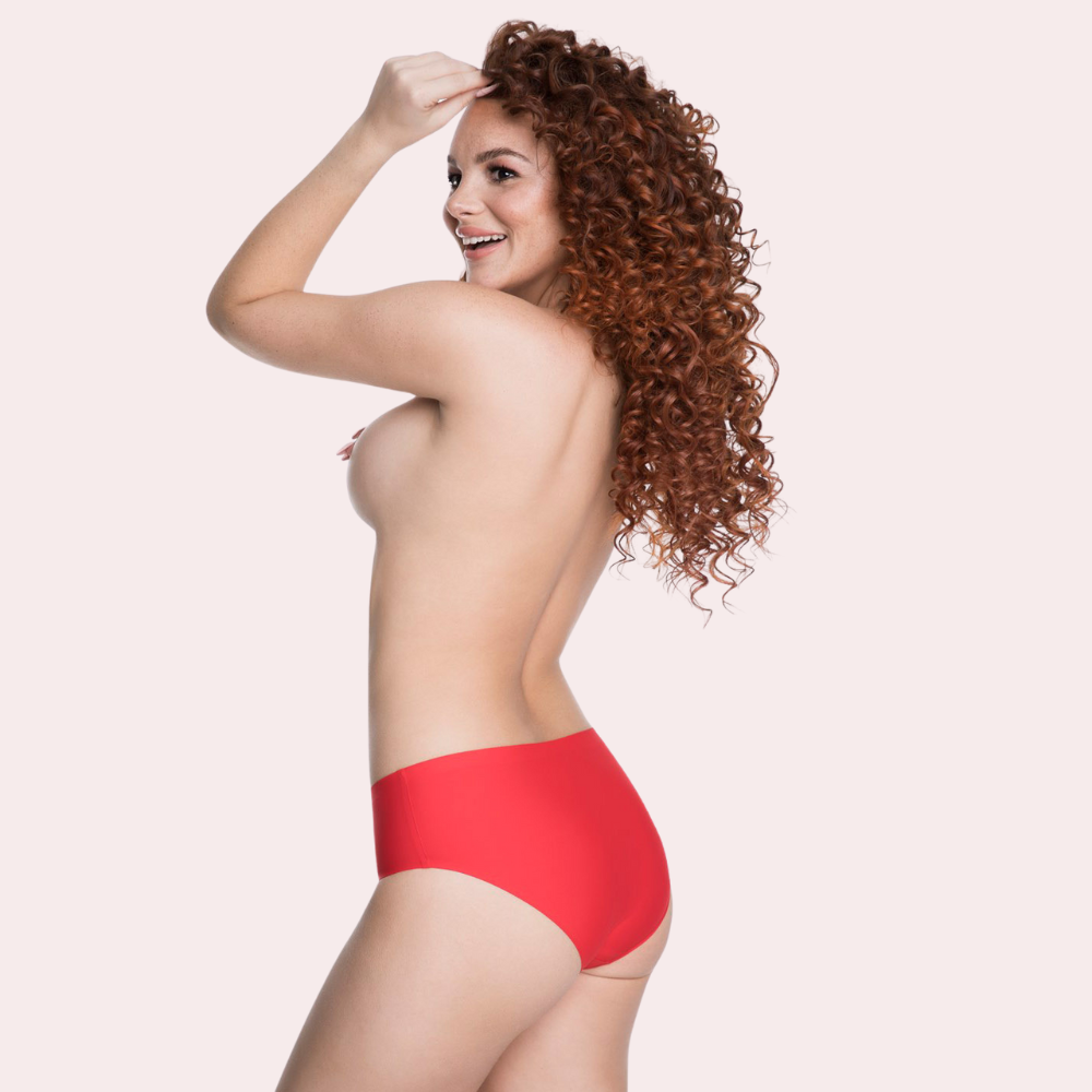 NikkiandNaomi Red Seamless Panties, NikkiandNaomi