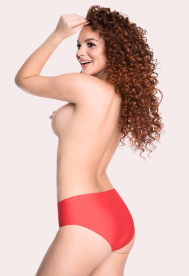 NikkiandNaomi Red Seamless Panties, NikkiandNaomi