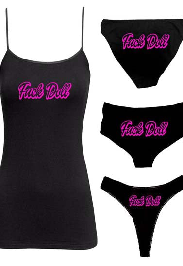 Fuck Doll Panties Set, NikkiandNaomi