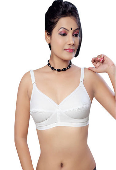 Full Coverage Smooth Cotton Everyday Bra (Pack of 2 ), NikkiandNaomi
