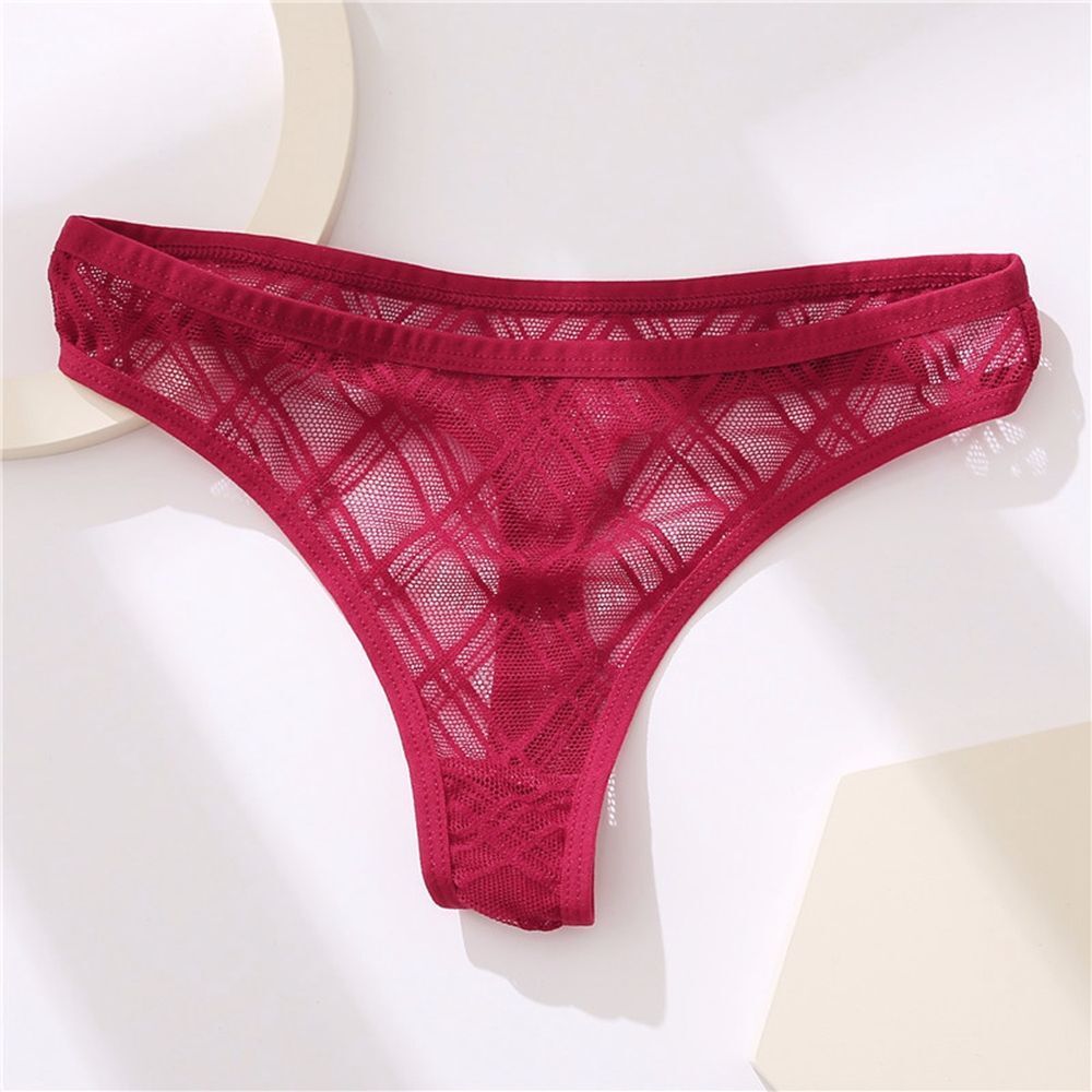 Ladies Low Waist Mesh Hollow Lace Panties, NikkiandNaomi