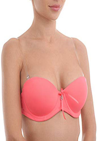 Invisible strap comfort bra (pack of 2), NikkiandNaomi