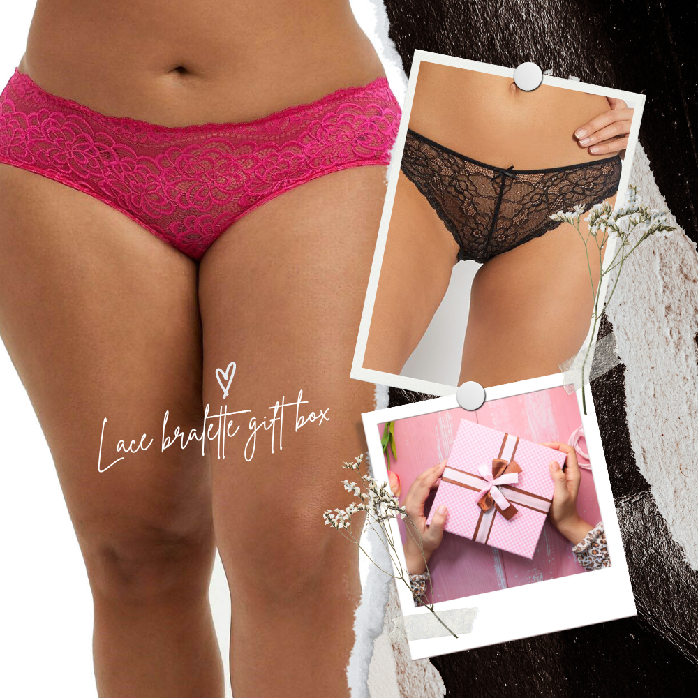 Lace bralette gift box, NikkiandNaomi