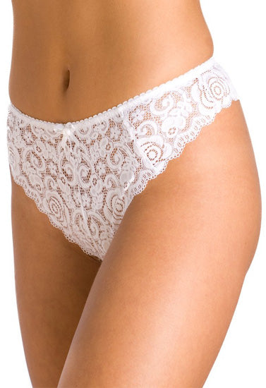 Ladies Erotic Lace Thong Panty (Pack of 2), NikkiandNaomi