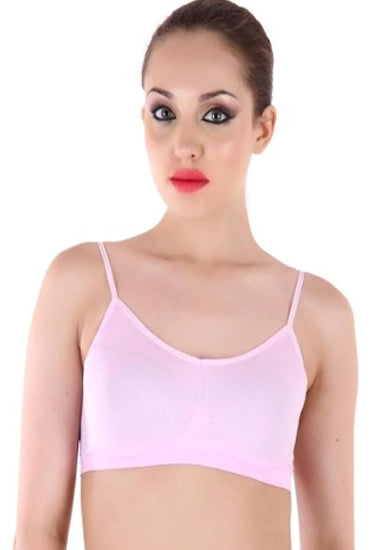 Comfy Ladies Light Pink Non Padded Bra, NikkiandNaomi