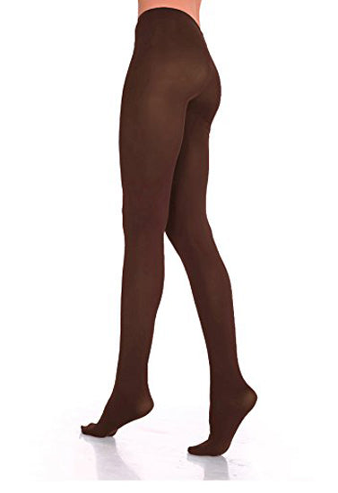 Legacy Leg wear Microfibre Control Top Brown Tights, NikkiandNaomi