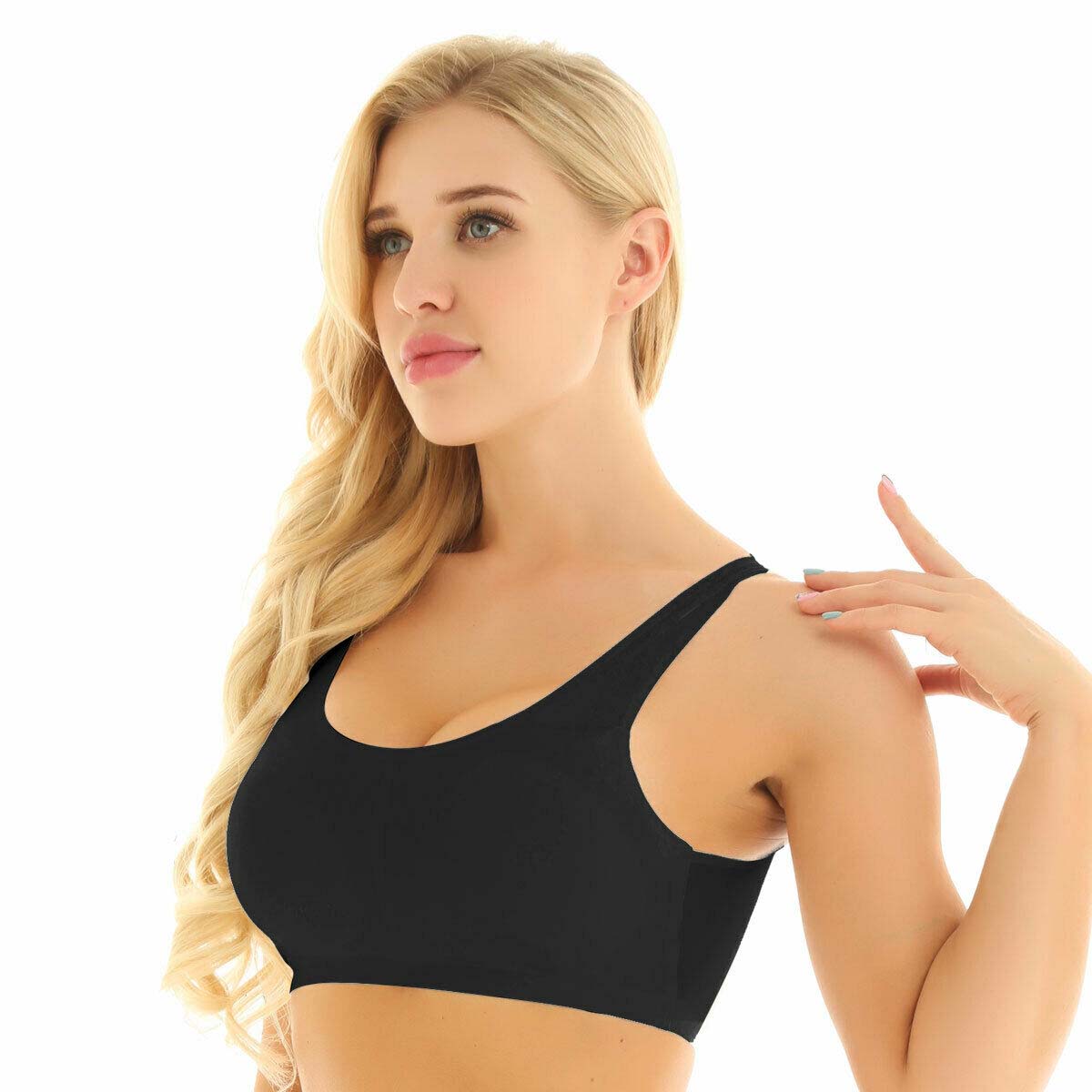 Luxury Padded Seamless Laser Cut Sports Bra, NikkiandNaomi