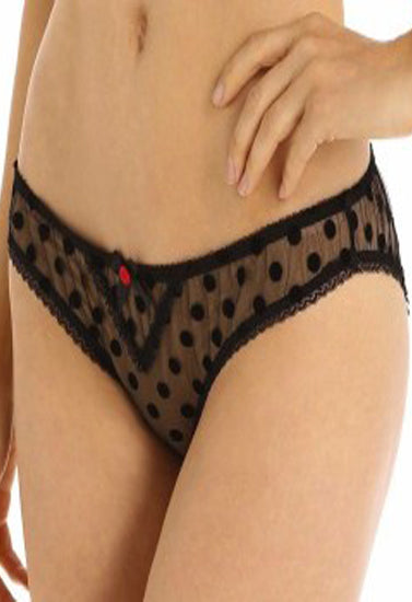 Super Sexy Plus Size Dotted Thong + 1 Free Bra, NikkiandNaomi
