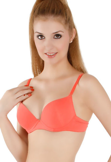 Comfortable Padded Non-Wired Smooth T-Shirt Bra, NikkiandNaomi
