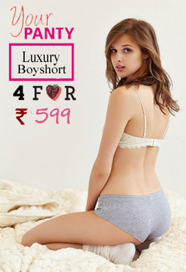 Luxury Boyshorts (pack of 4), NikkiandNaomi