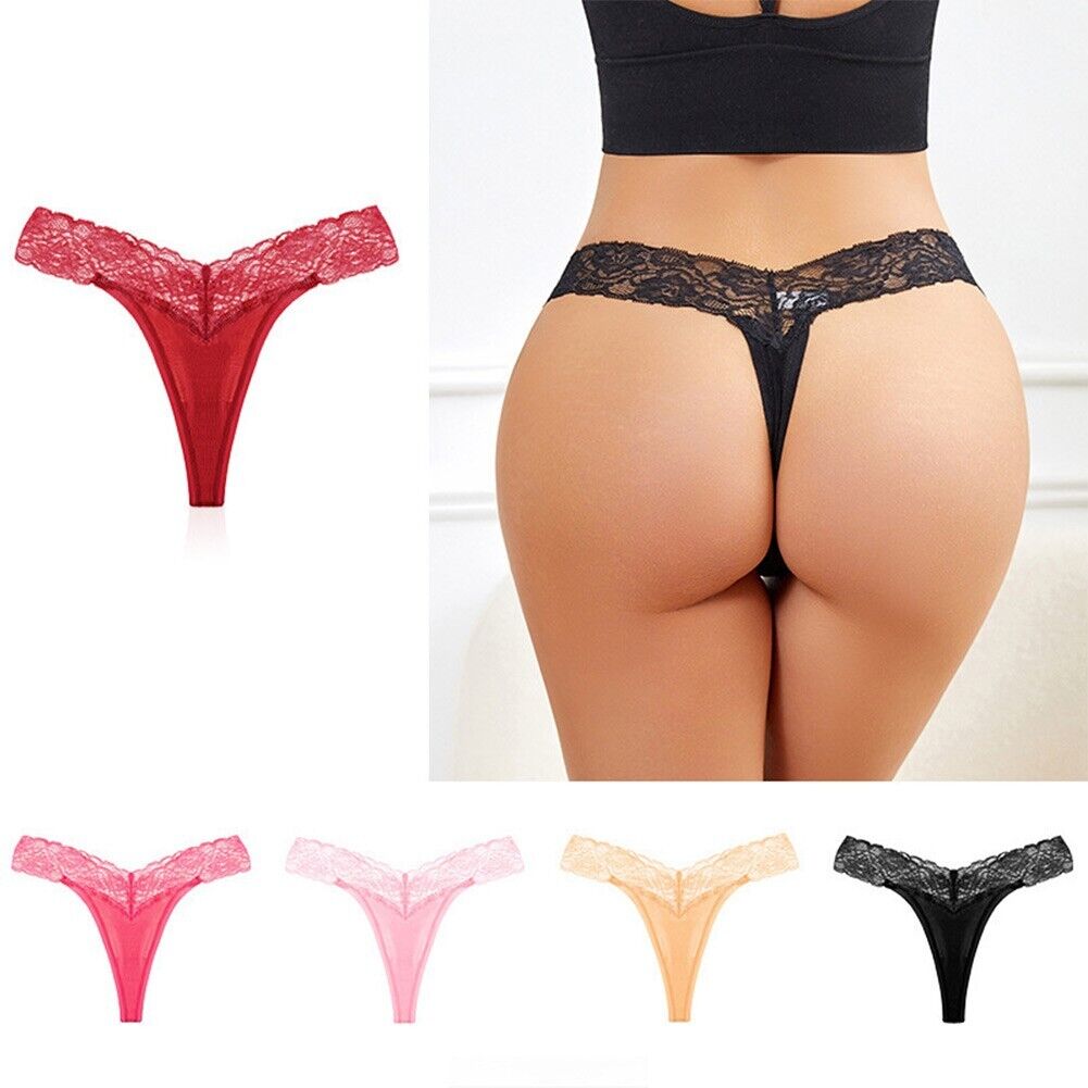 Beautiful Seamless Lace Panties (Pack of 5), NikkiandNaomi