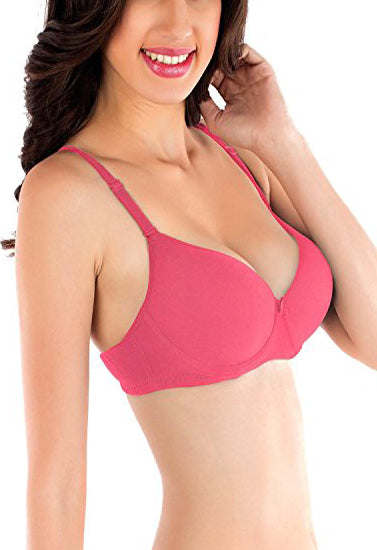 Pinkish Padded Bra - NikkiandNaomi, NikkiandNaomi