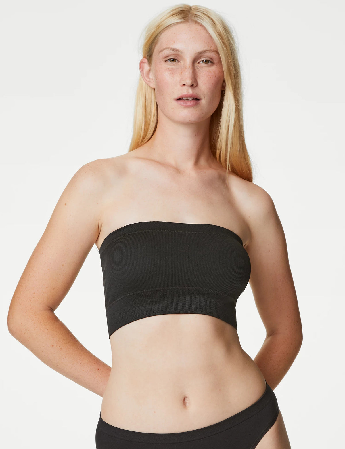 Non-Wired Seamless Tube Bra Panty Set for Daily Wear, NikkiandNaomi