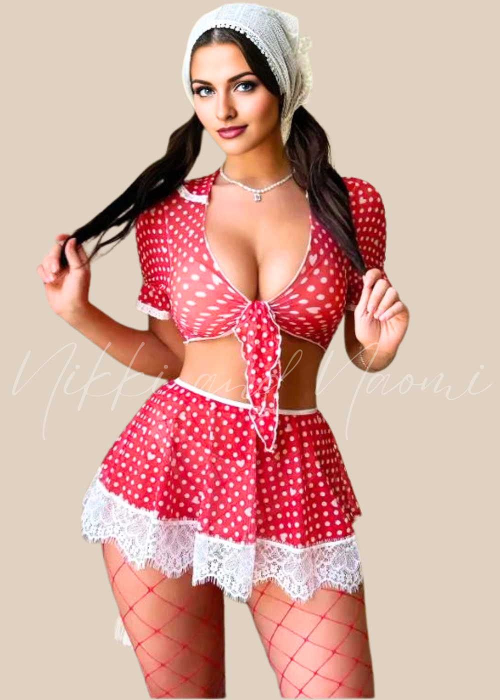 2pcs Sexy Lace Splicing Mesh Bra And Garter Set