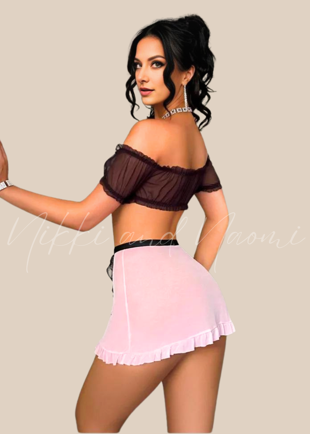 Fantasy Maid Lingerie Costume Set