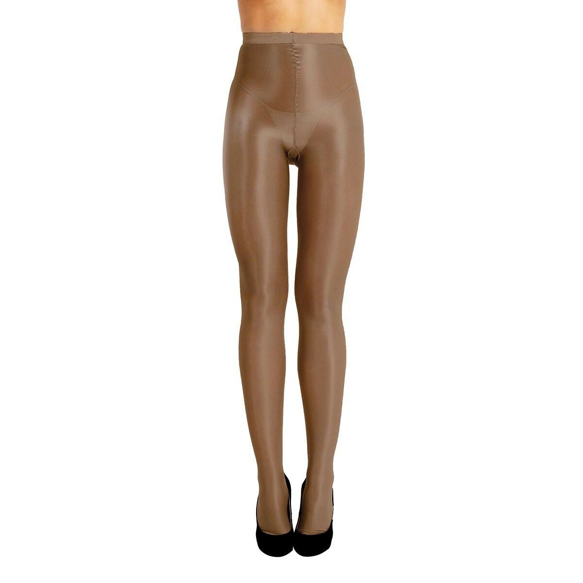 Pantimedias con control superior beige Silk Reflections