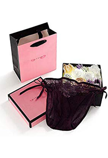 Lace Brief + String Lace Panties Gift Box, NikkiandNaomi