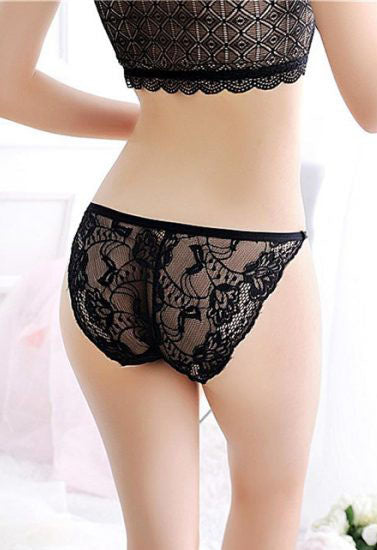 Sexy Black lace Panty, NikkiandNaomi