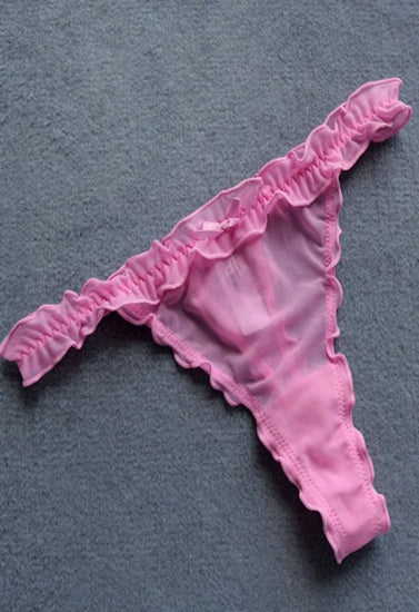 Sexy T Back Ultra Thin Pink G-String, NikkiandNaomi