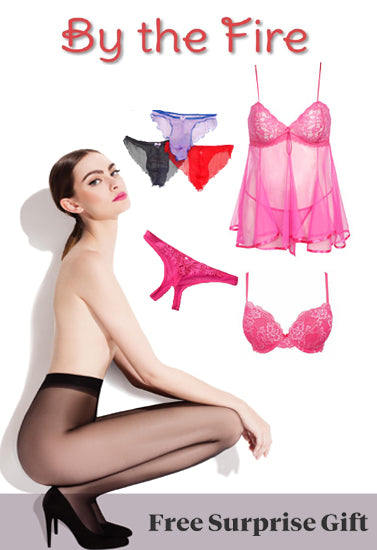 Sexiest Bed Time Flirt Lingerie Gift Pack, NikkiandNaomi