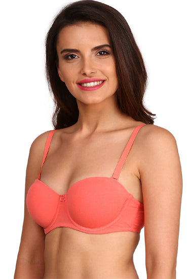 Super Fit Classy Coral Padded Bra, NikkiandNaomi