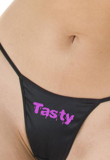 Tasty Printed G String Thong Panty, NikkiandNaomi