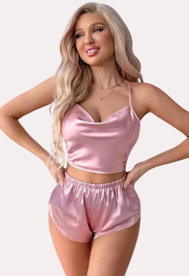 Luxury Silk Camisole & Shorts Set, NikkiandNaomi
