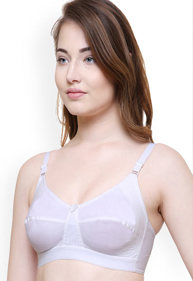 Value Pack Of Three Cotton Daily Use Bras (pack of 3), NikkiandNaomi
