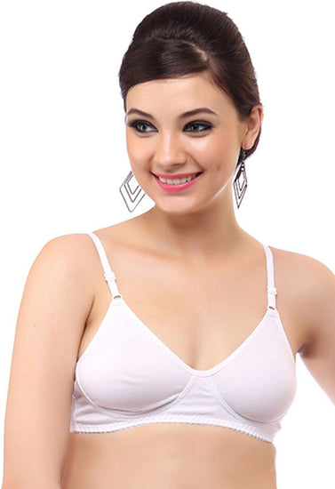 &quot;White&quot; Daily Wear Bra (Pack of 2),,NikkiandNaomi